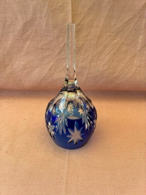 Prachtig blauw kristallen tafelbelletje, Ophalen of Verzenden