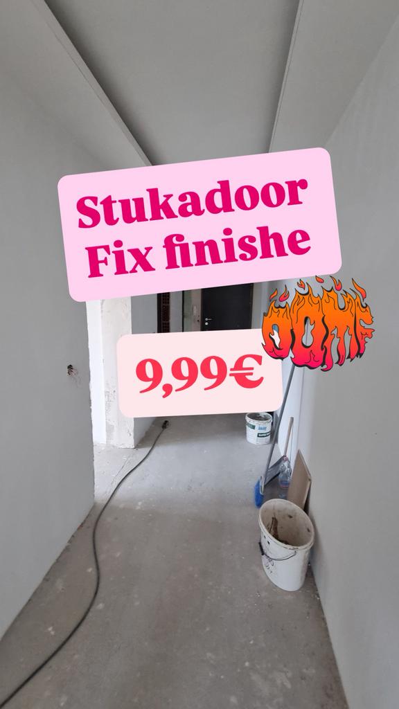 Stukadoor vanaf 9€ per meter, Immo