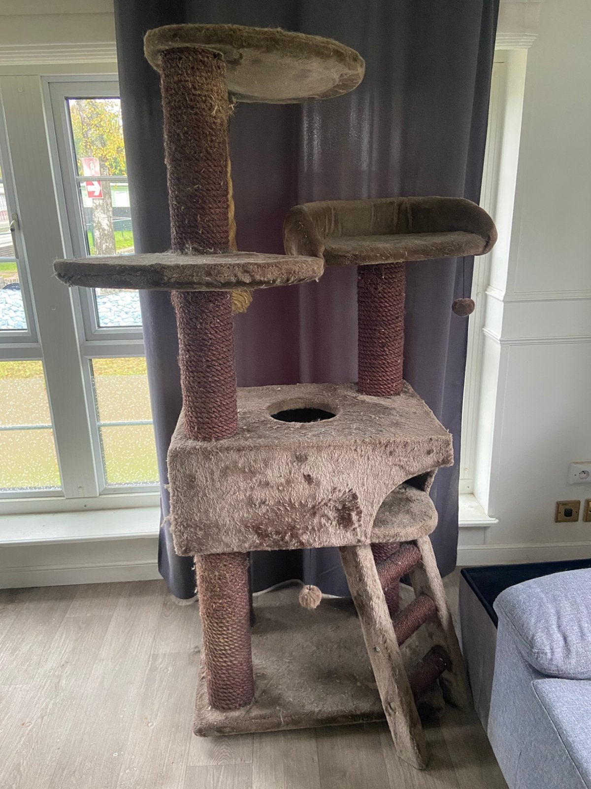 Luxe, zware kwaliteit EBI krabpaal, Animaux & Accessoires, Enlèvement, Utilisé, Griffoir
