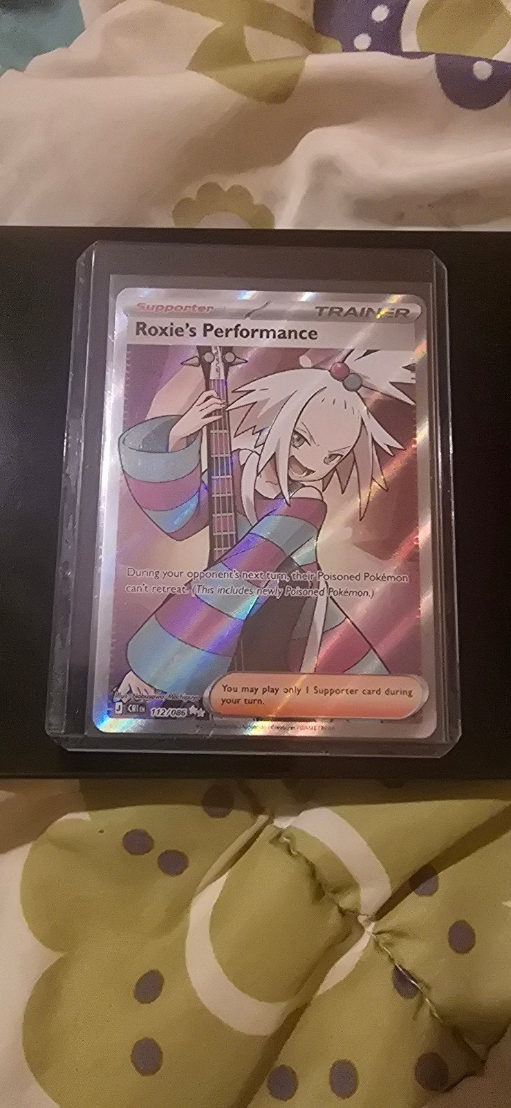 Pokémon kaart roxie's performance chaos rising, Ophalen, Nieuw, Losse kaart, Foil