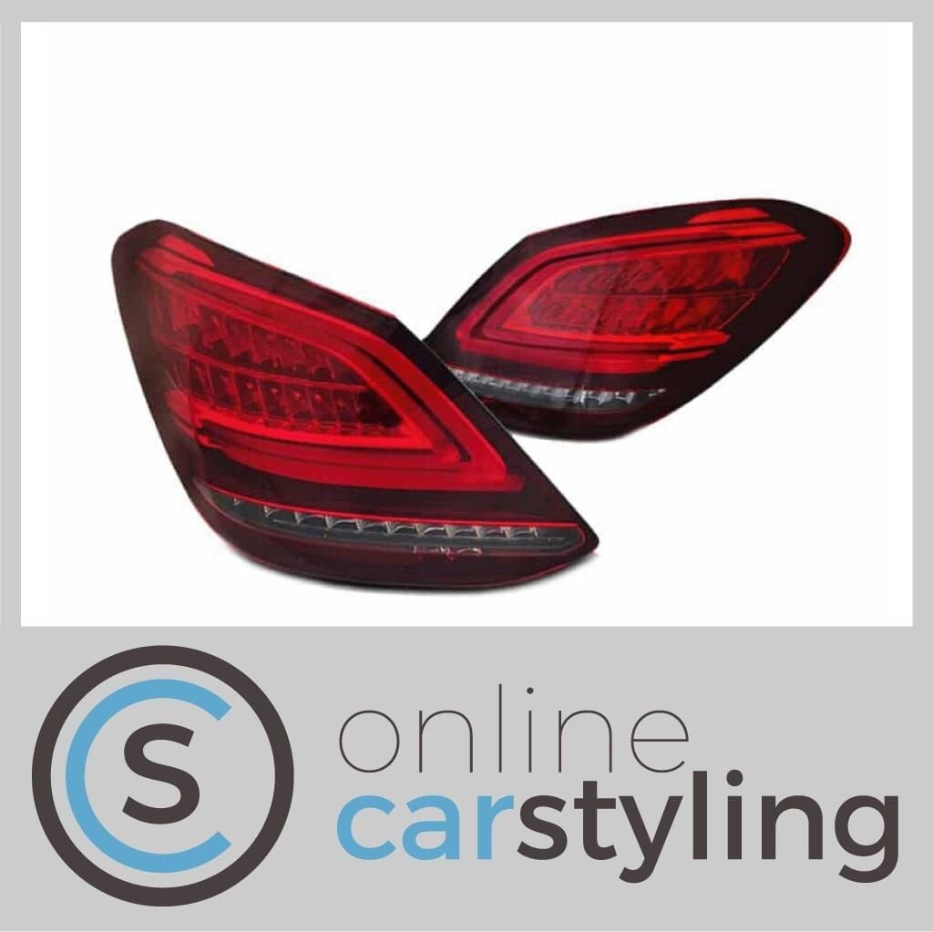LED Achterlichten Mercedes C-Klasse W205 Lightbar Design, Auto-onderdelen, -, Nieuw, Ophalen of Verzenden, -