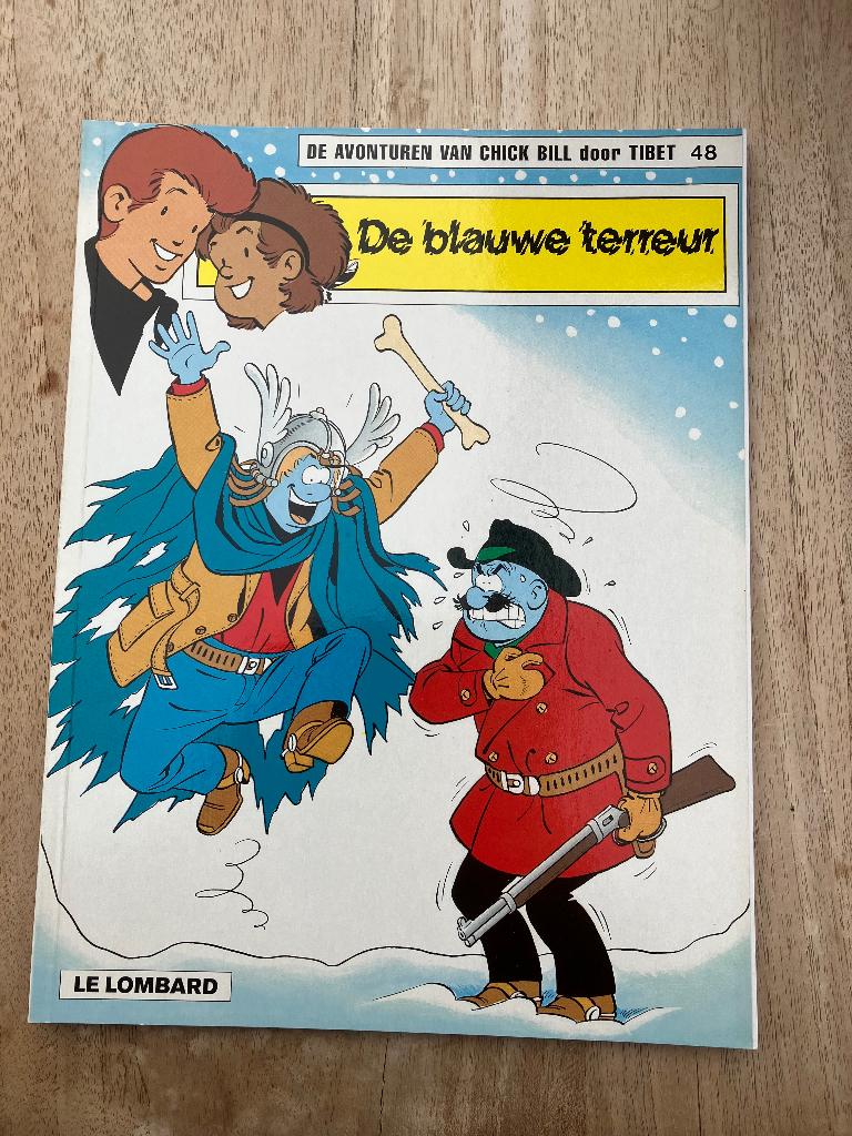 Chick Bill door Tibet - 48 - De blauwe terreur, Eén stripboek, Ophalen of Verzenden, Gelezen