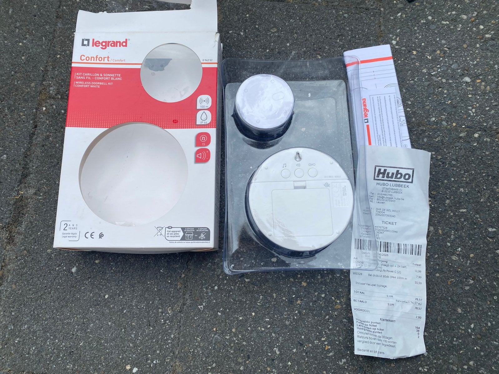 NIEUW legrand elektrische deurbel met garantie, Huis en Inrichting, Deurbellen, Ophalen of Verzenden, Nieuw