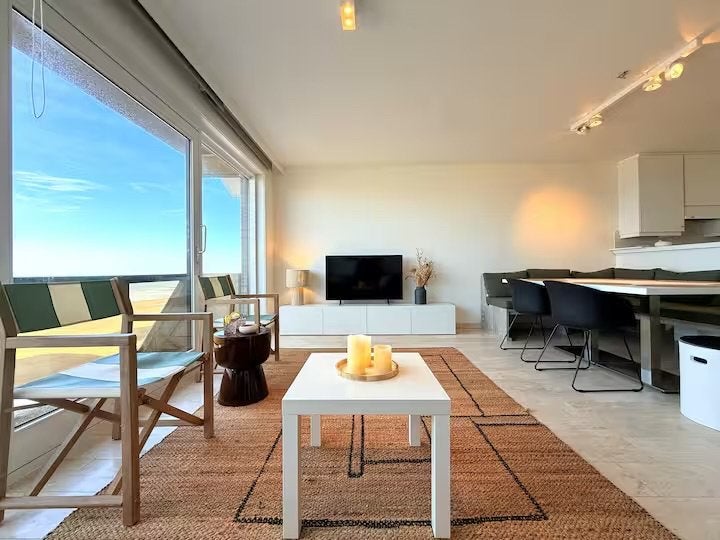 Appartement met zeezicht in Middelkerke, Vakantie, Antwerpen of Vlaanderen, Appartement, Stad, 3 slaapkamers