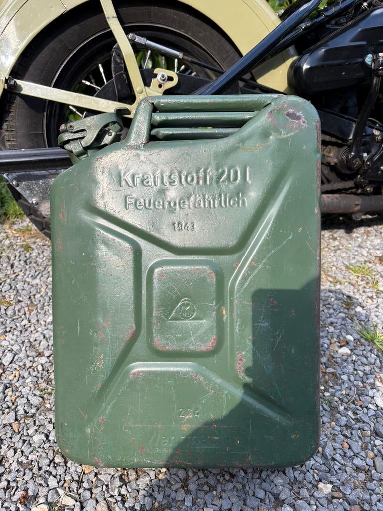 Duitse WW2 jerrycan ‘43, Verzamelen, Ophalen of Verzenden