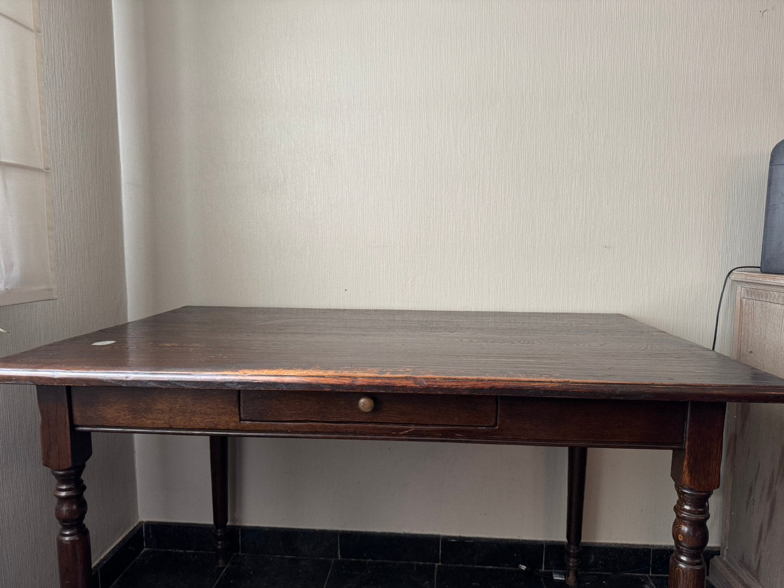 Tafel / bureau 125X80cm (antiek), Ophalen