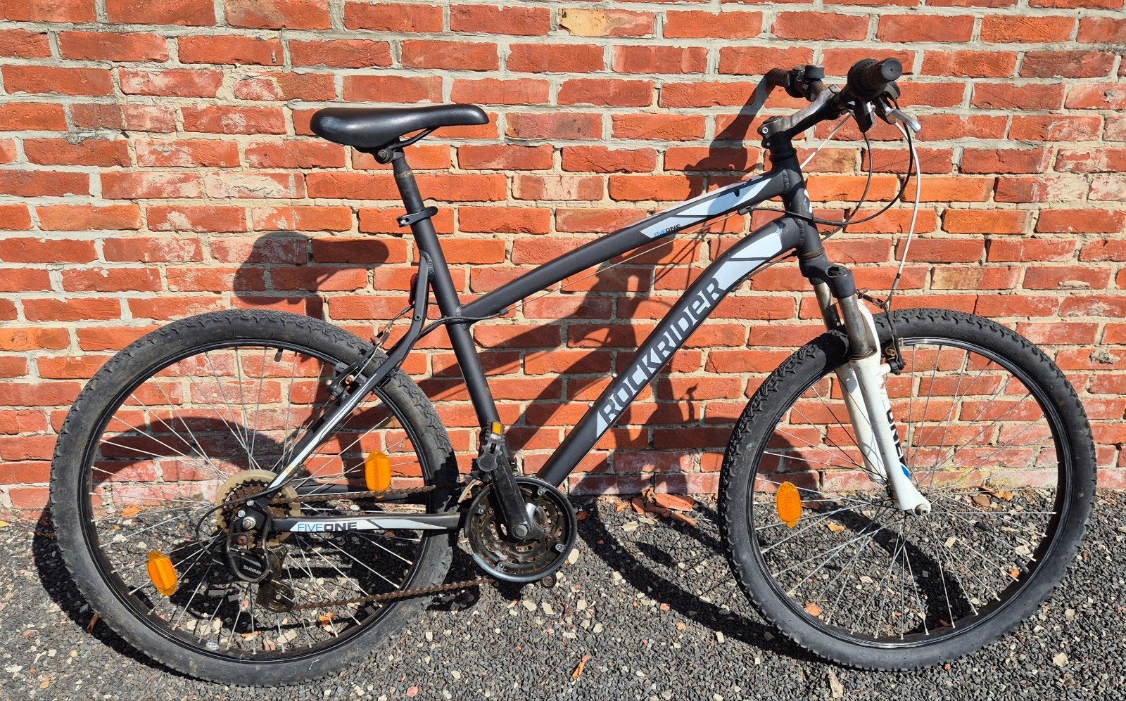 mountainbike (Rockrider), Fietsen en Brommers, Ophalen, Gebruikt, Velgrem, Heren