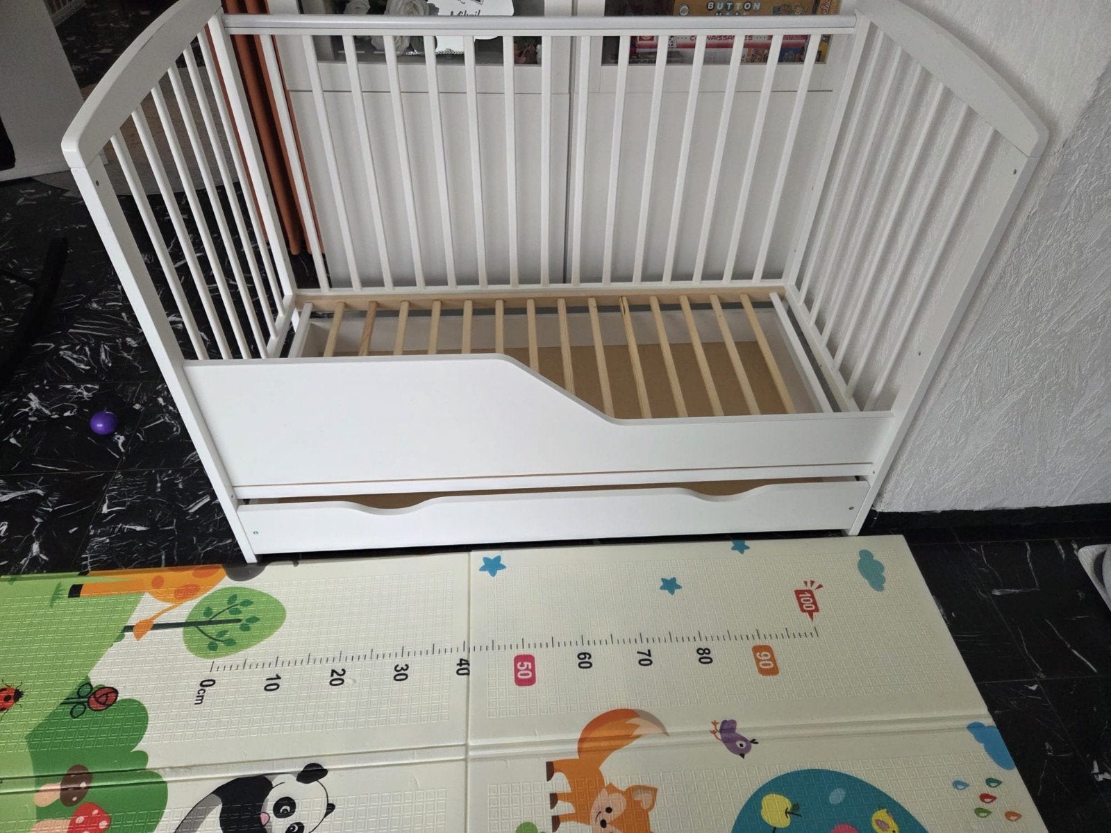 Lit bébé & petit enfance (jusqu'à 2,5~3ans max), Kinderen en Baby's, Ophalen, Gebruikt, Ledikant