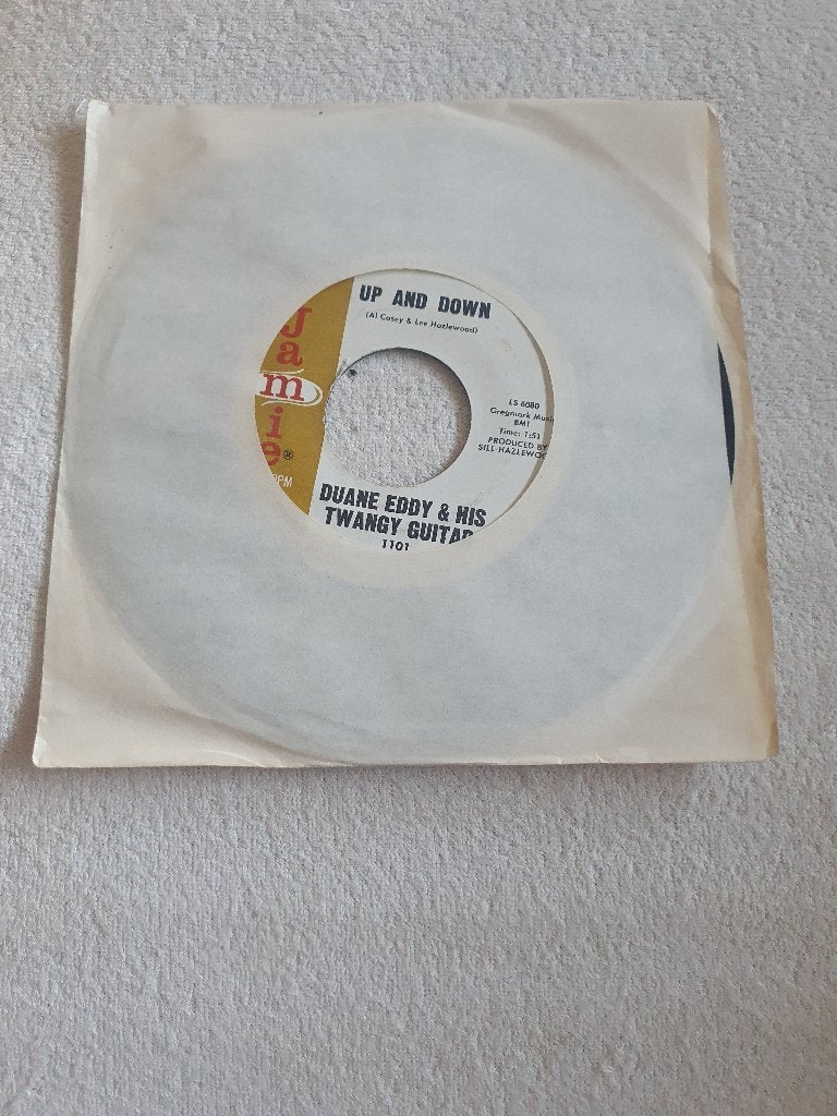 S - Duane Eddy – Moovin' N' Groovin' / Up And Down - 1959, CD & DVD, Enlèvement ou Envoi, 7 inch, Comme neuf, EP