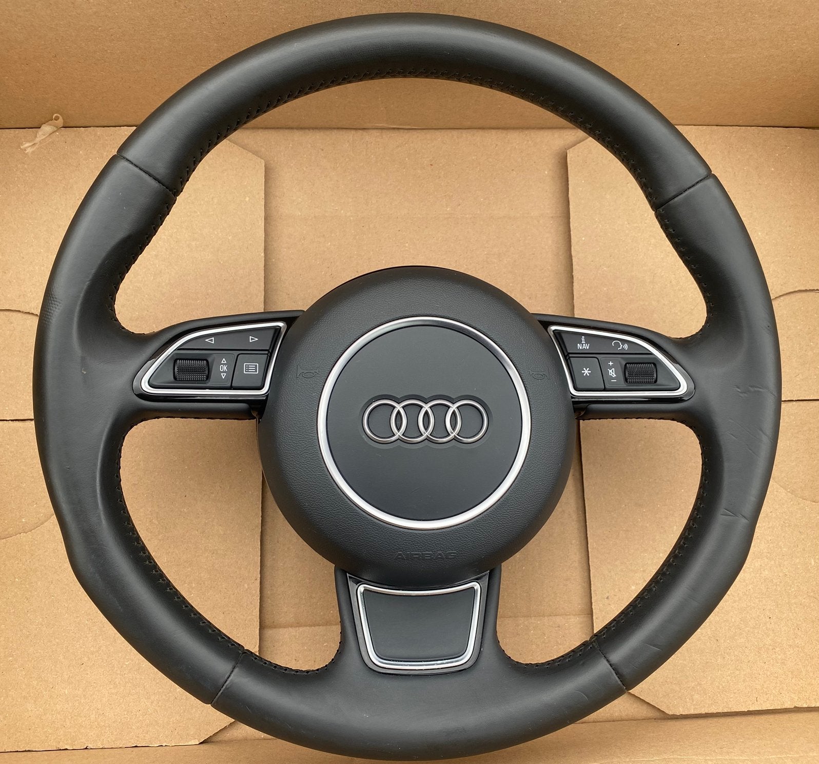 Origineel Audi A3 8V multifunctioneel stuur + airbag, Ophalen, Audi