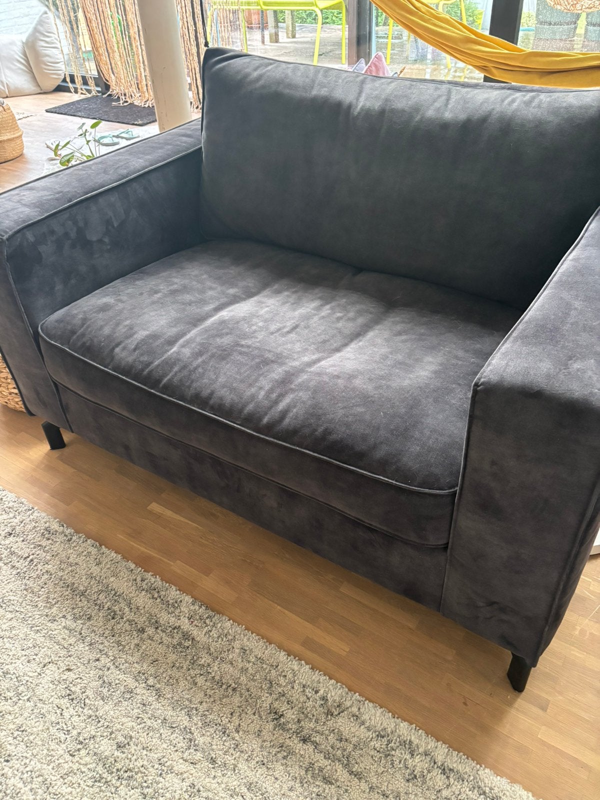 Love seat, bankje, zetel, grote fauteuil, Maison & Meubles, 100 à 125 cm, Moins de 150 cm, Enlèvement, Utilisé