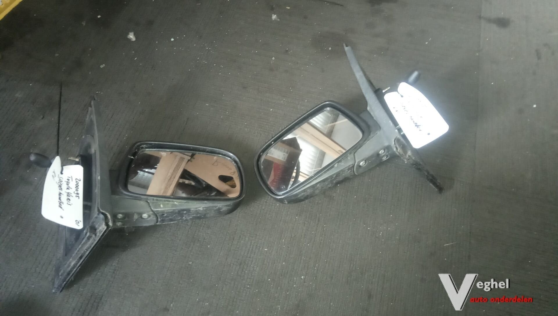 Buiten spiegel lv rv Toyota Yaris 1999tm 2005, Gebruikt, -, -, Ophalen of Verzenden