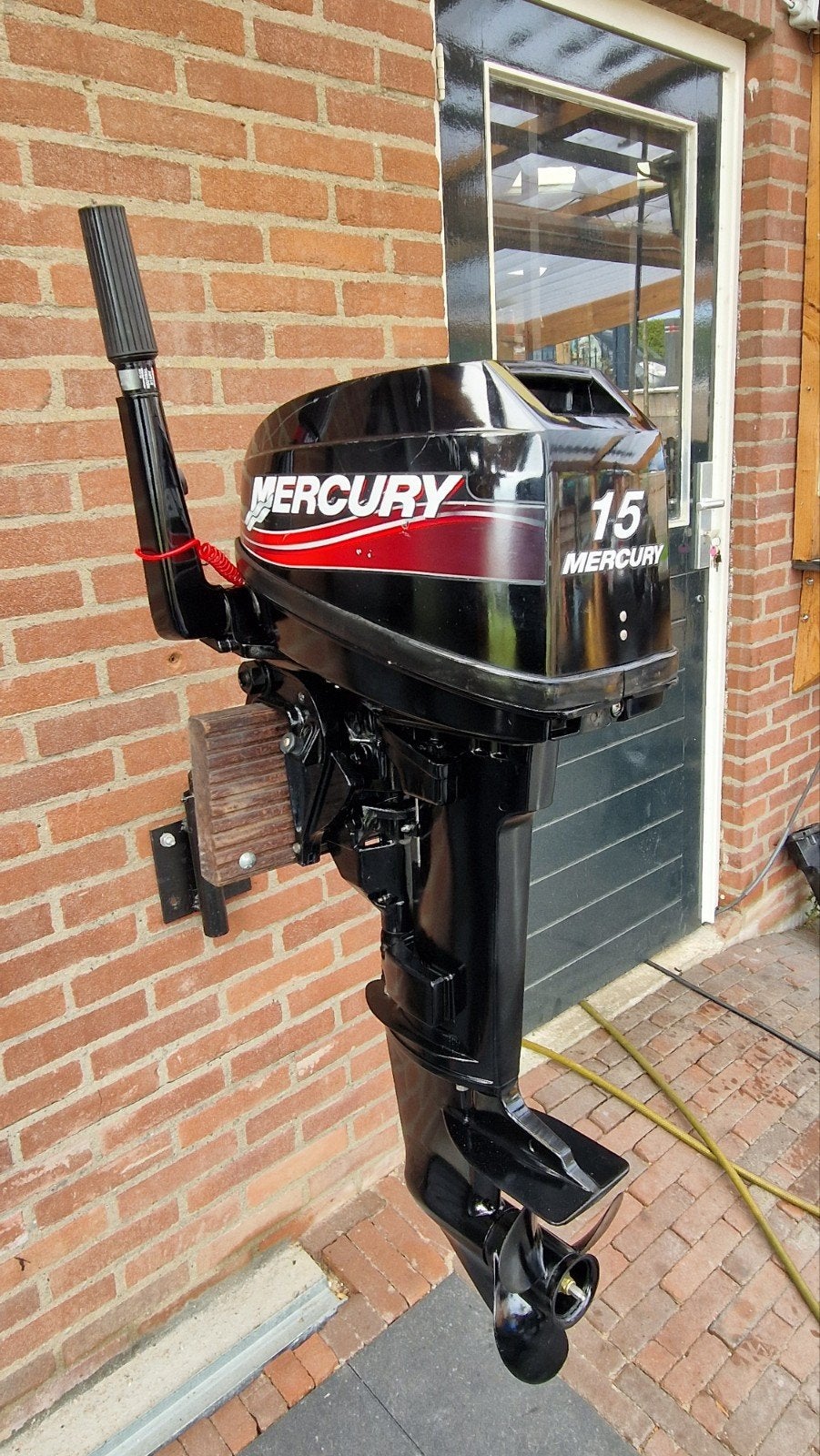 Mercury 15hp short tail sur batte, Enlèvement ou Envoi, Moteur hors-bord