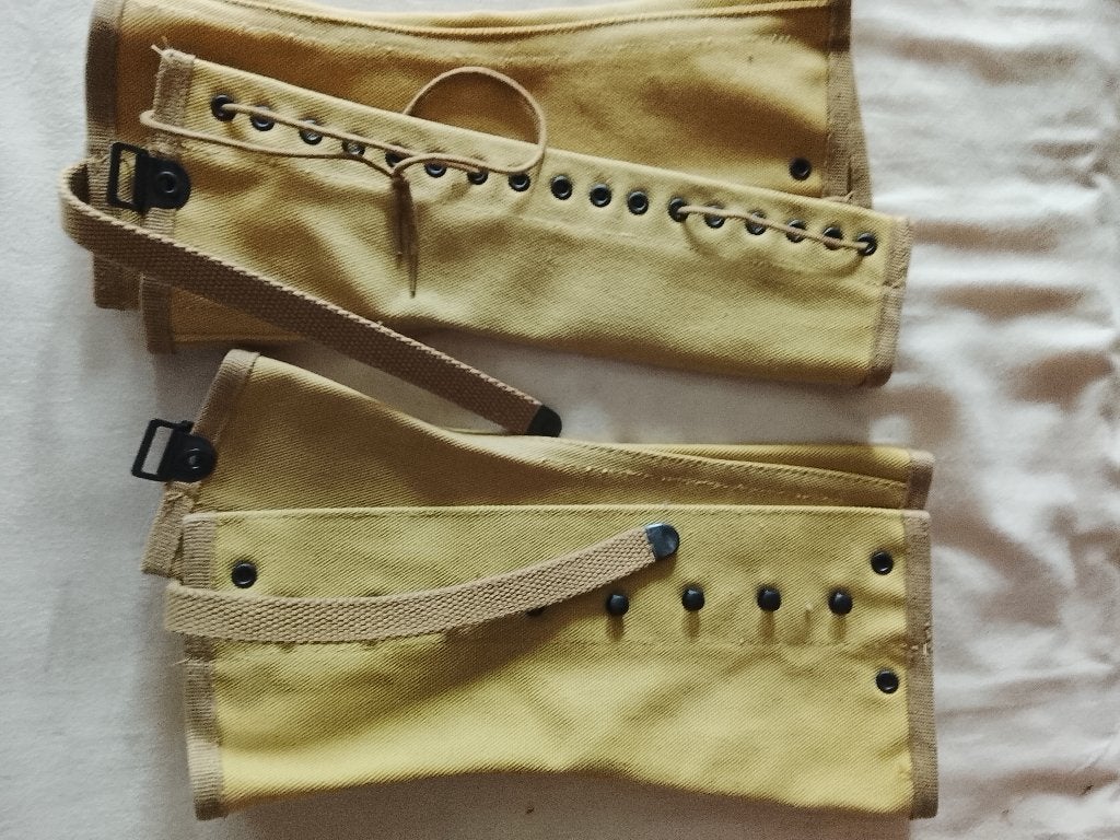 Copie guettrons US WW2, Enlèvement ou Envoi, Armée de terre, Vêtements ou Chaussures