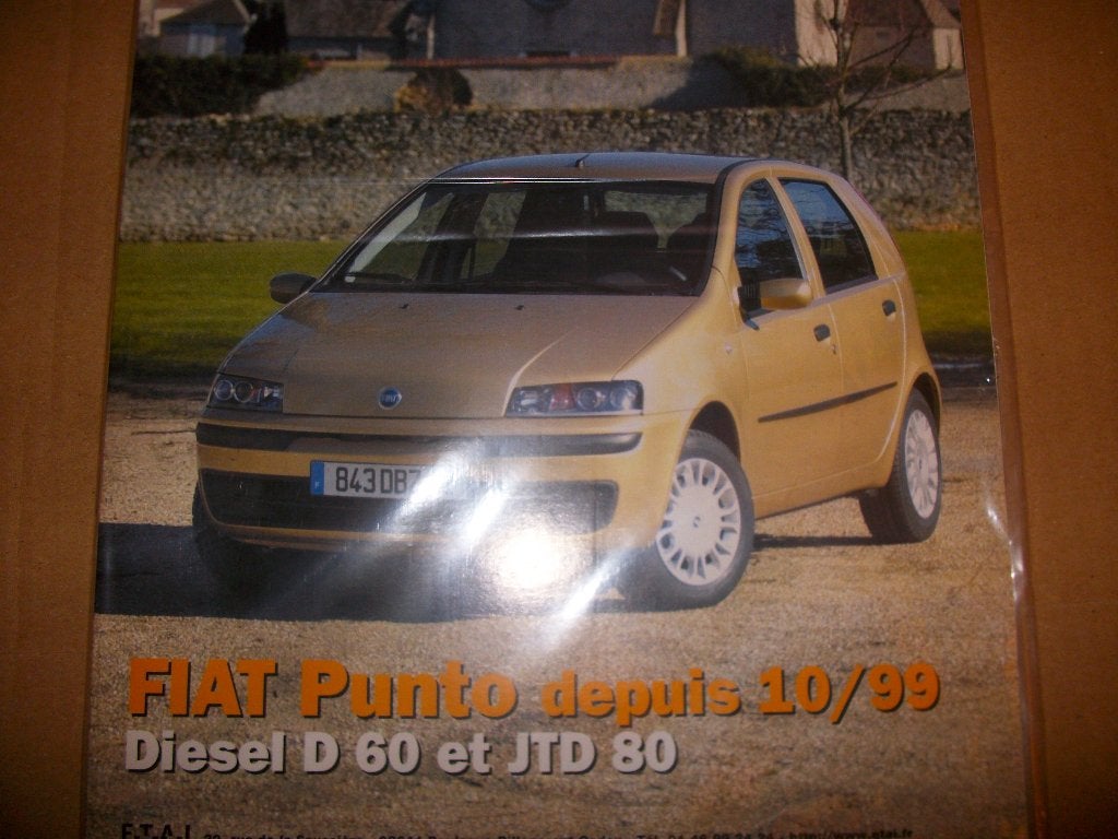 revue technique fiat punto 2 D60 JTD80 de 1999-2002, Enlèvement ou Envoi