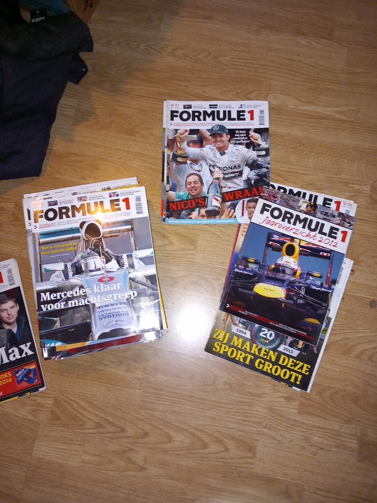 formule 1 magazine, Boeken, Ophalen
