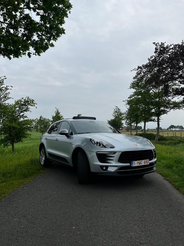 PORSCHE Macan S * 3.0 V6 Diesel * Eerste eigenaar *Topstaat, Auto's, Automaat, Blauw, Leder, Particulier