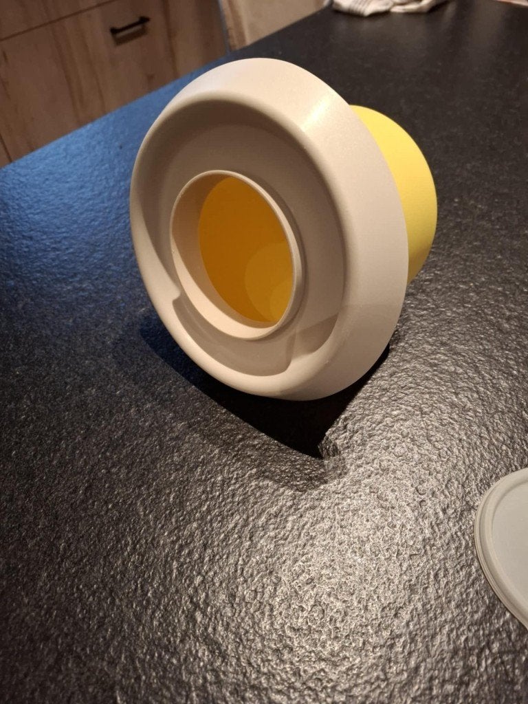 vintage tupperware mengkom, Huis en Inrichting, Keuken | Tupperware, Ophalen, Gebruikt, Geel