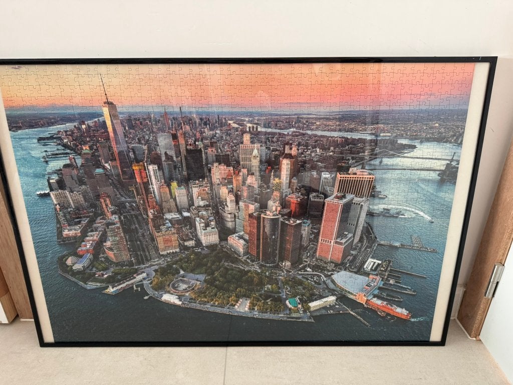 Ingekaderde puzzel "New York" 1500 pcs, Ophalen, Gebruikt, 50 tot 75 cm, Overige typen