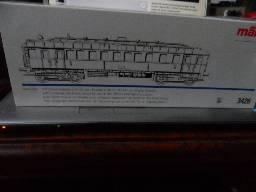 MARKLIN HO 3426 - treinstel NMBS en NMBS - In..., Locomotief, Gelijkstroom of Wisselstroom, Ophalen of Verzenden, Zo goed als nieuw