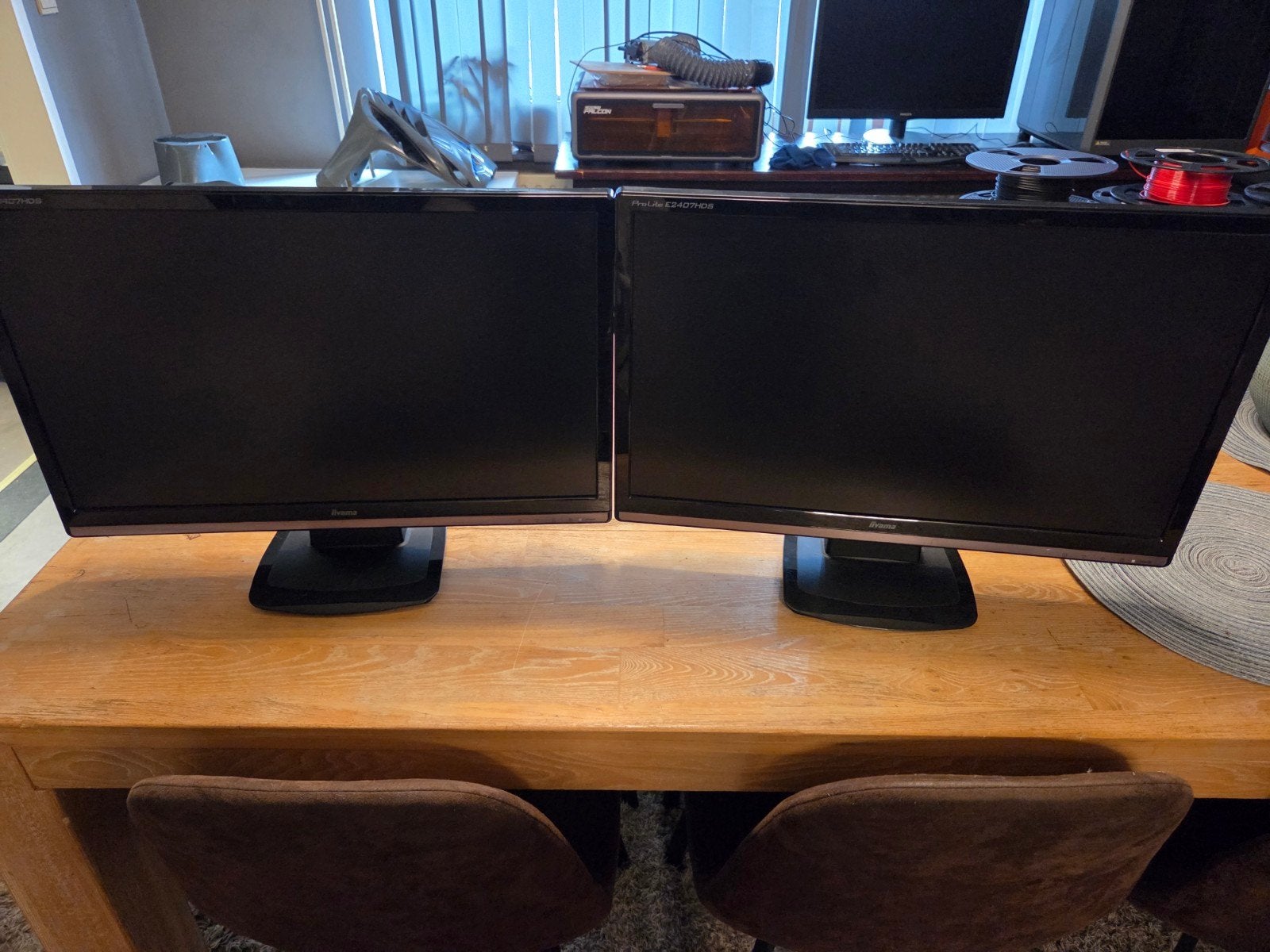 2x iiyama prolite E2407HDS, Computers en Software, Ophalen