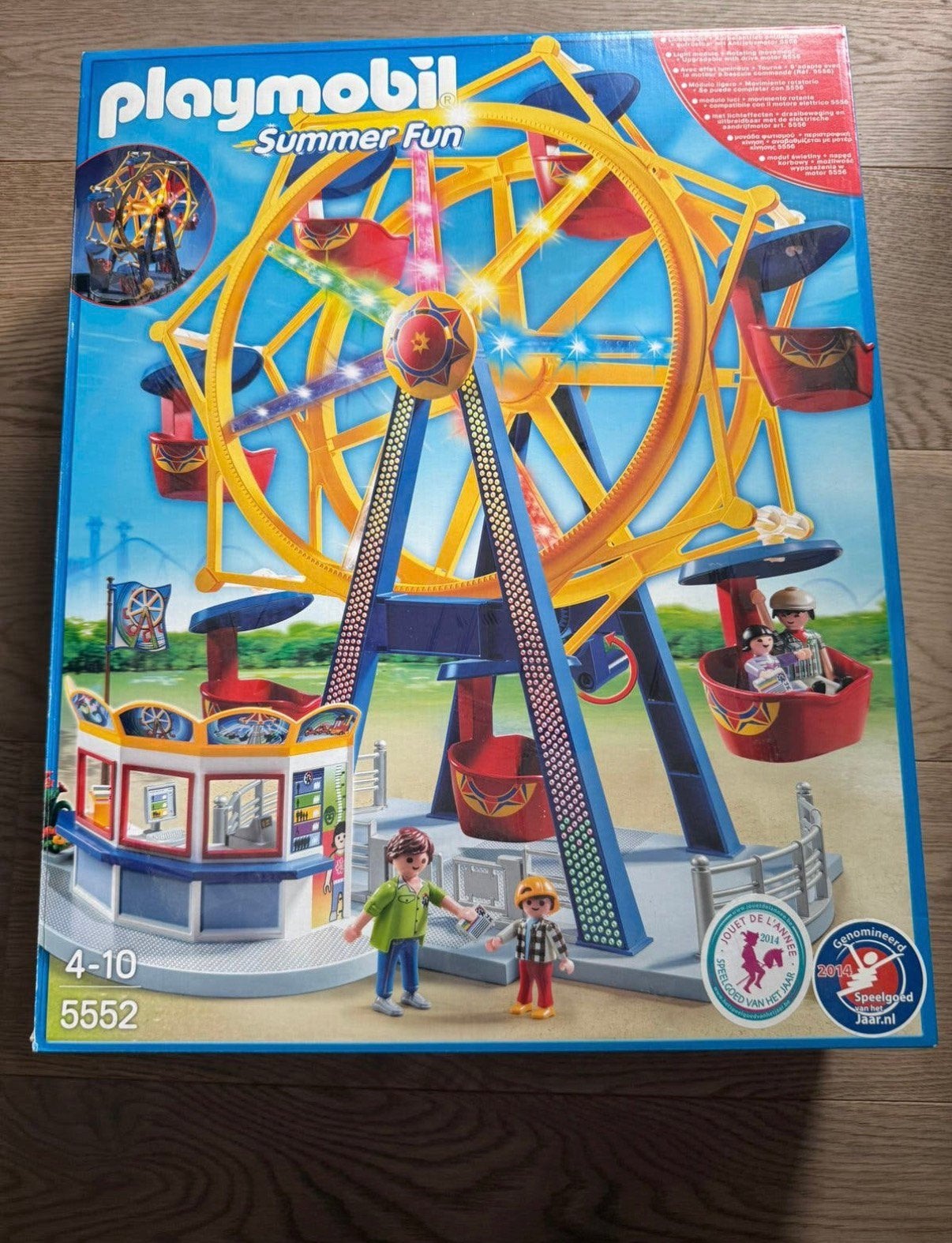 Playmobil reuzenrad + doos & handleiding + licht, Ophalen, Gebruikt