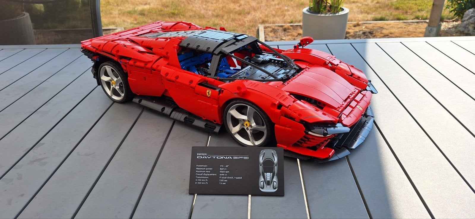 Lego Technic Ferrari Daytona SP3 (set 42143), Ophalen