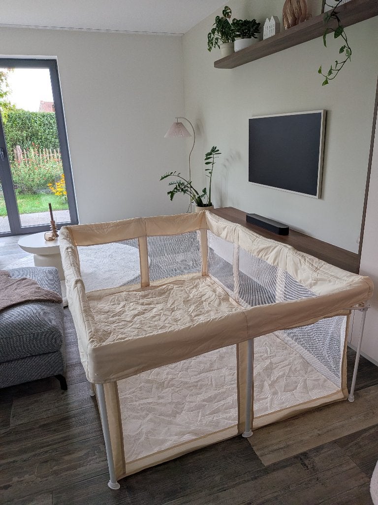 Grond park opvouwbaar, Kinderen en Baby's, Ophalen, Zo goed als nieuw, Rechthoekig