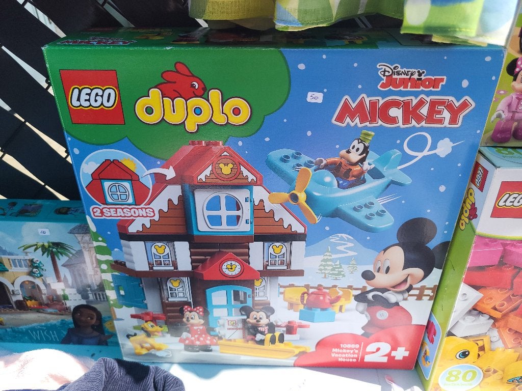 Duplo Disney Junior Mickey's Vacation House, Kinderen en Baby's, Speelgoed | Duplo en Lego, Ophalen, Zo goed als nieuw, Compleet