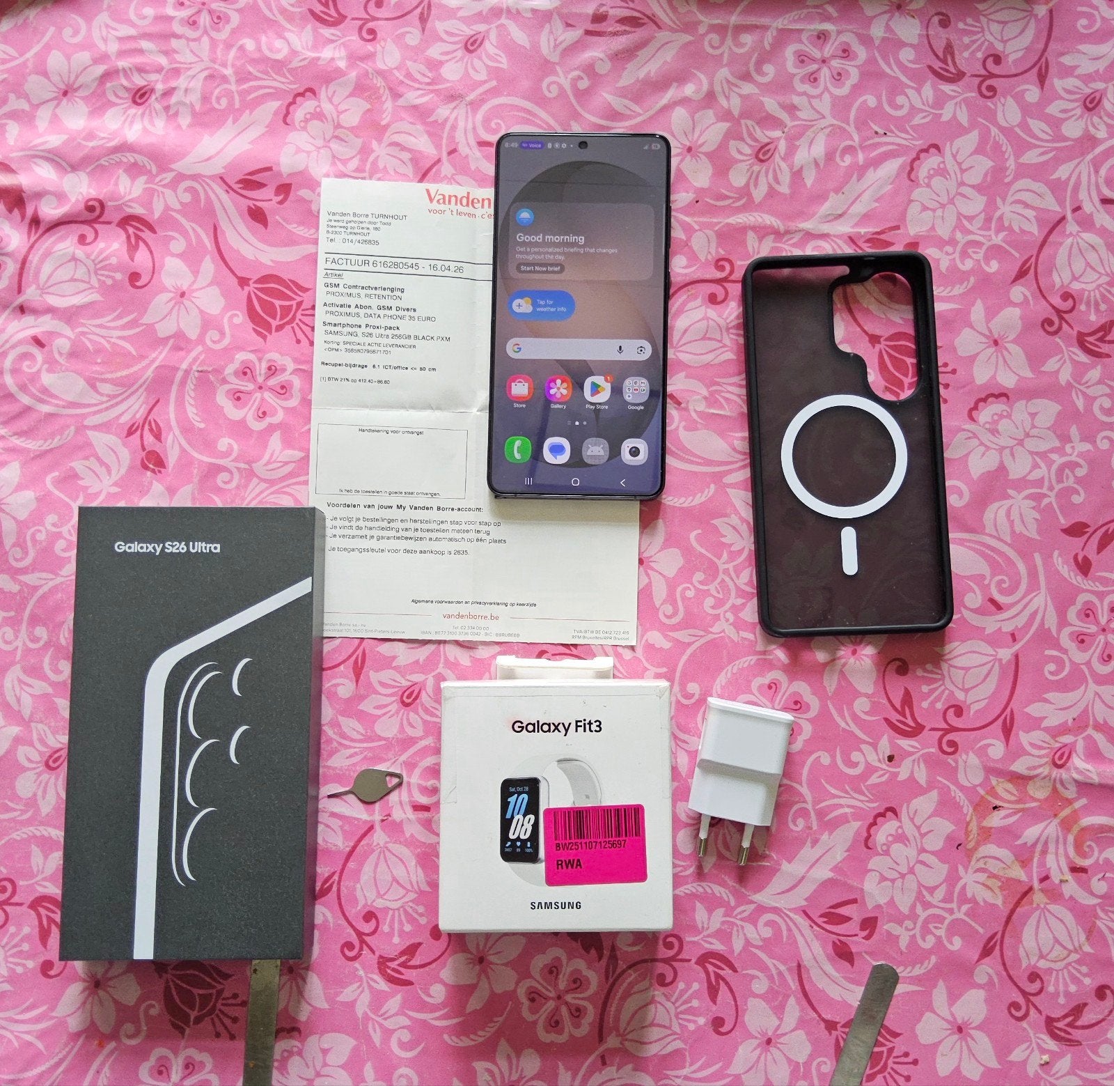 Samsung Galaxy S26 ultra 256 Go, presque neuf avec accessoir, Télécoms, Enlèvement ou Envoi