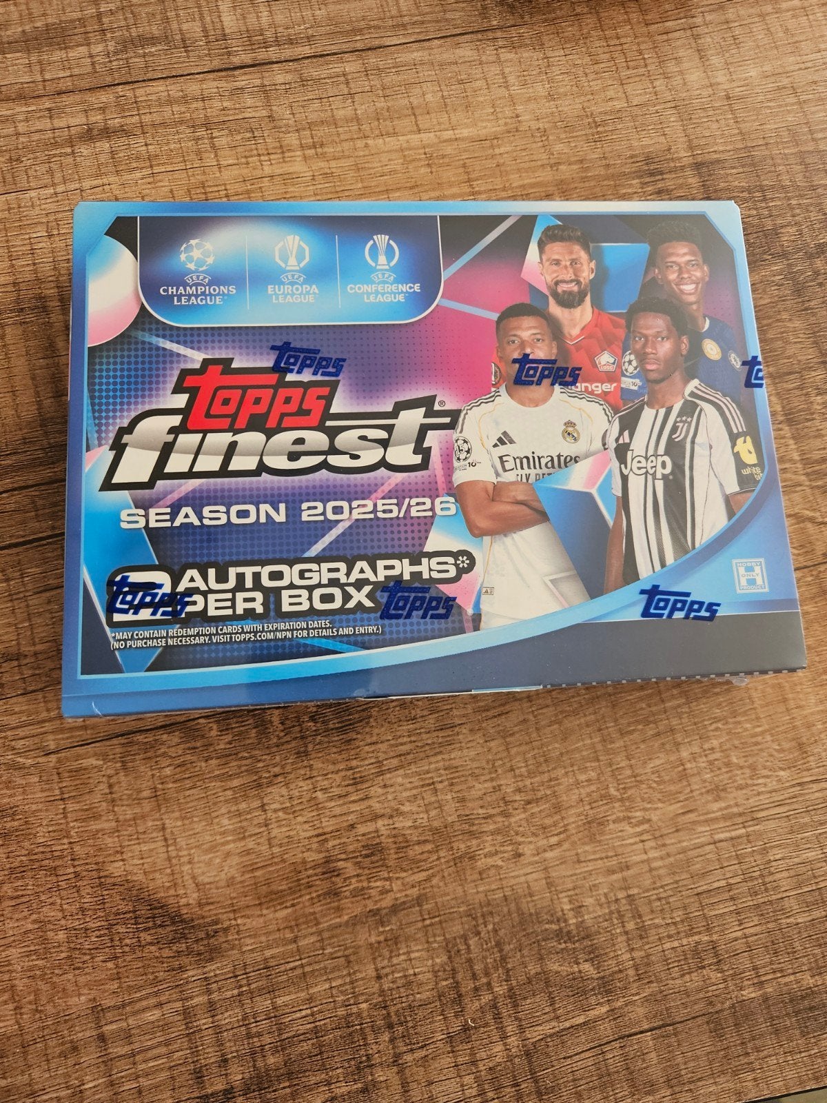 Topps finest voetbalbox, Hobby en Vrije tijd, Verzamelkaartspellen | Overige, Ophalen of Verzenden