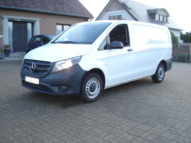 mercedes vito 114cdi autom navi trekh verw zetels 3 zitpl, Stof, 4 cilinders, Wit, Mercedes-Benz
