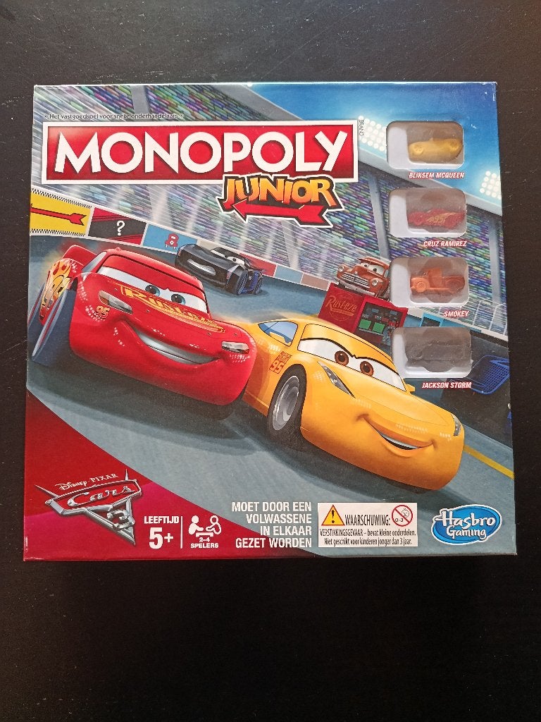 Monopoly junior Cars, Ophalen of Verzenden, Gebruikt