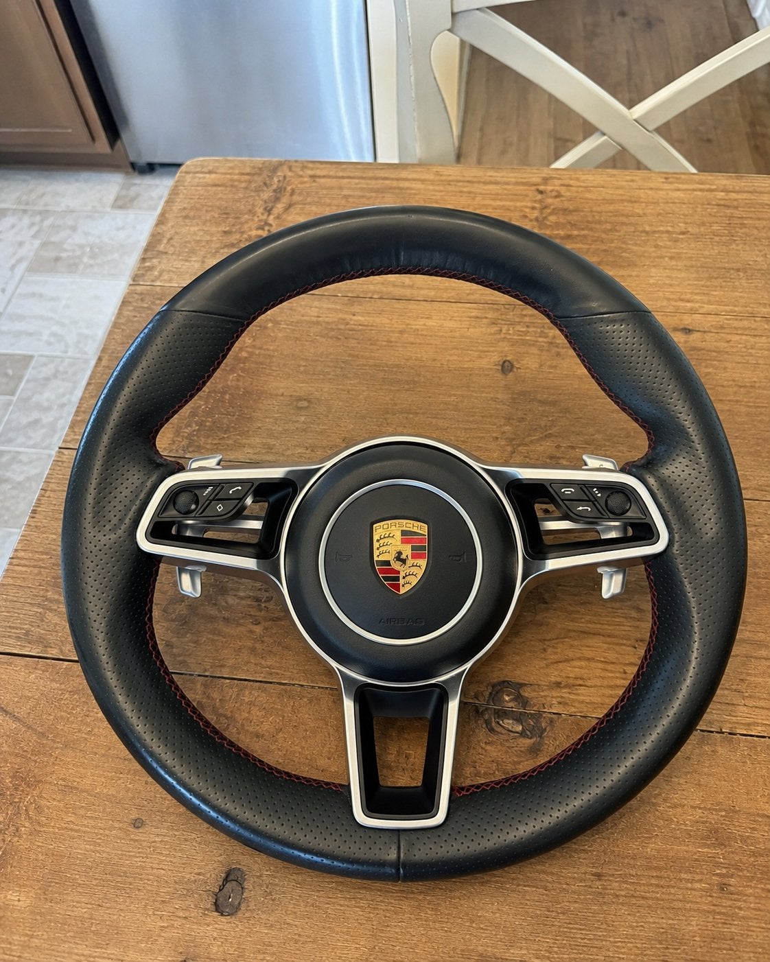 Origineel Porsche stuurwiel incl. airbag – schakelflippers, Ophalen, Porsche