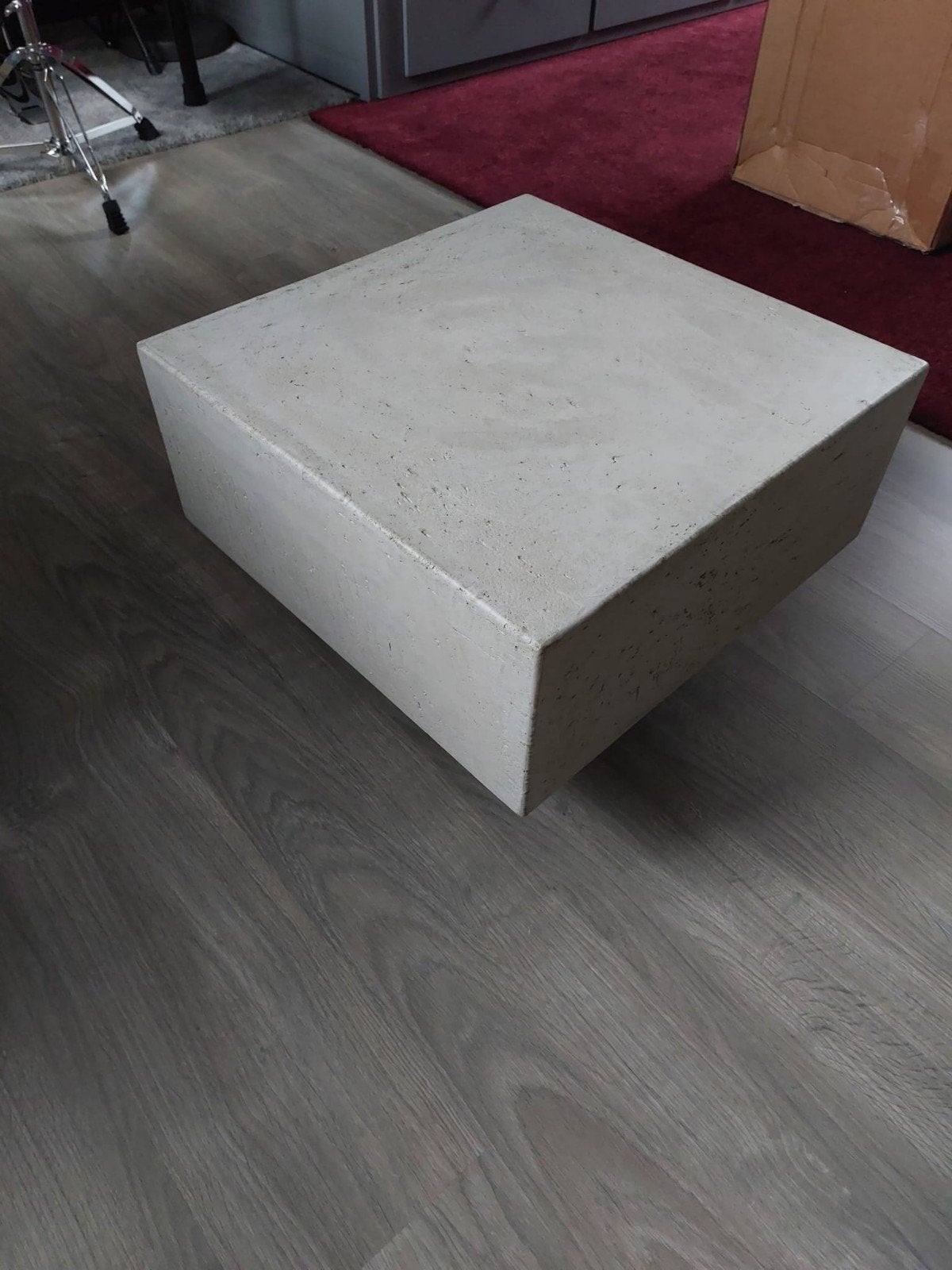 Bijzettafeltje Xooon 50cmx50cm op wieltjes, Huis en Inrichting, Ophalen