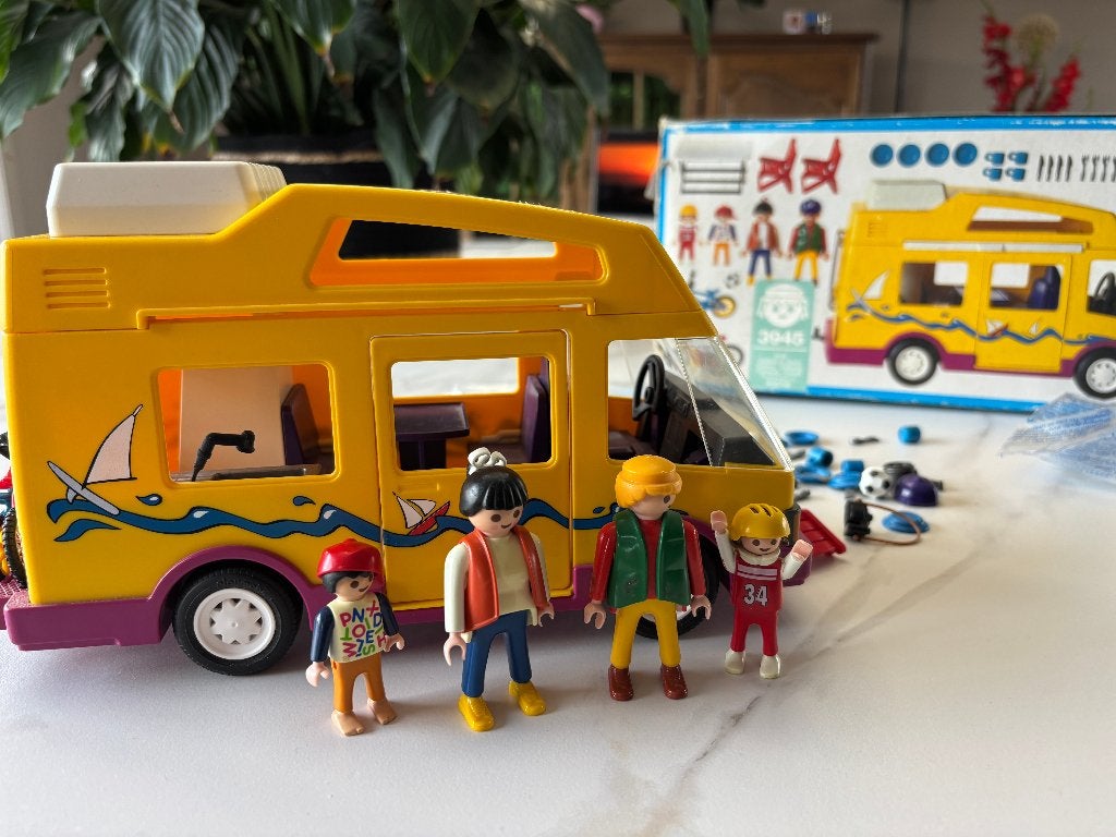 Playmobil 3945 Camping-car, Comme neuf, Summer fun, Véhicule, Kit complet