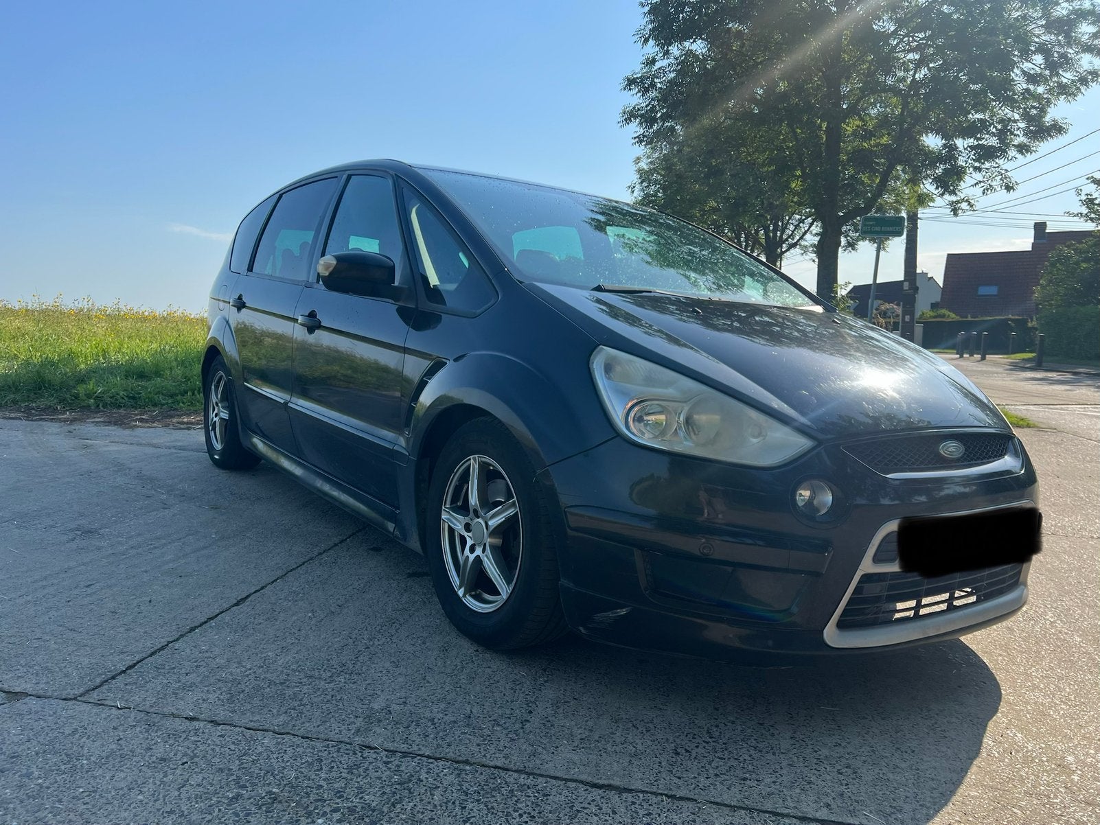VEnd Ford s-max 2.0 tdci de 2007, Autos, 7 places, Boîte manuelle, Noir, 5 portes