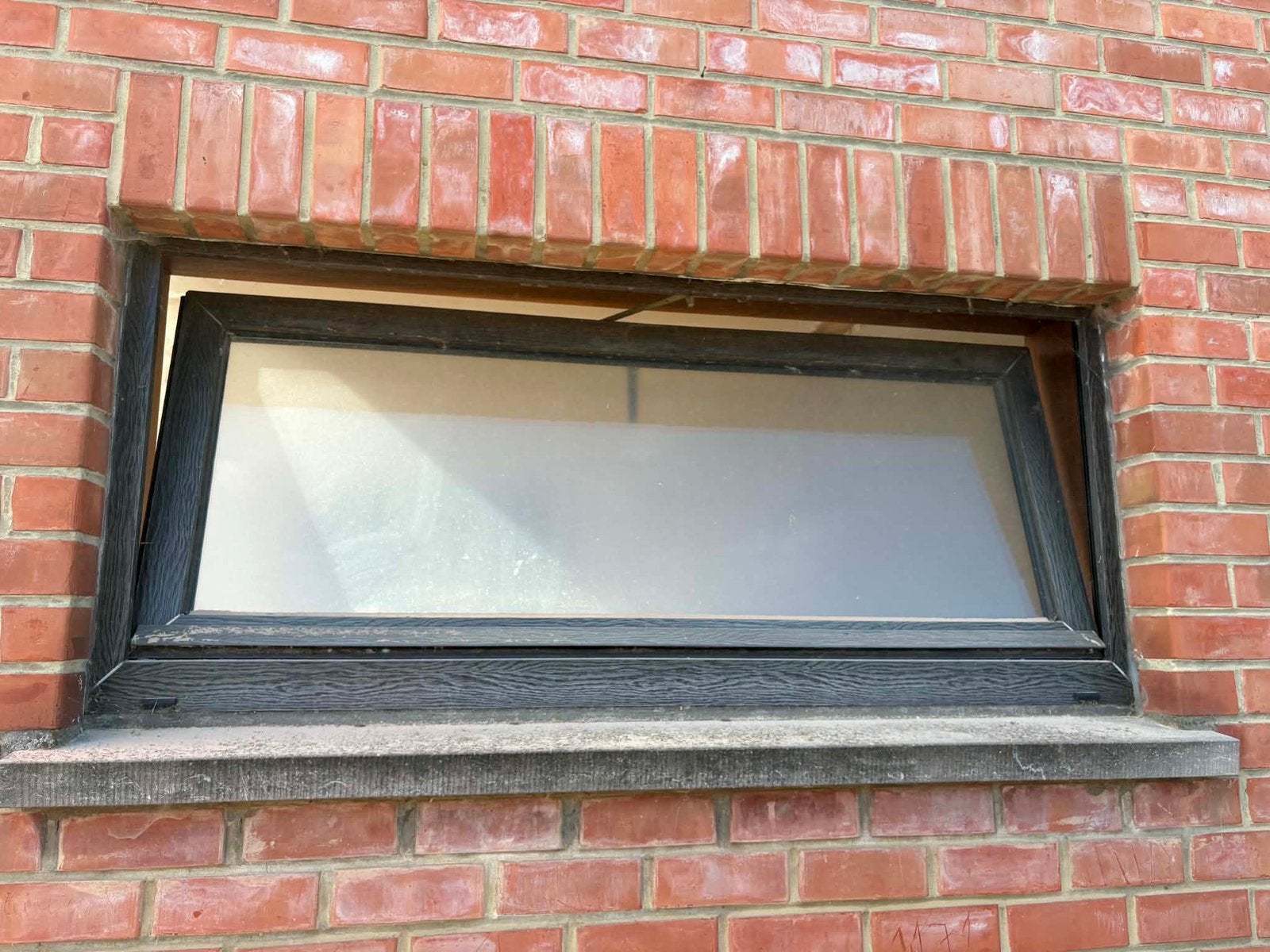 Châssis en pvc ouverture tombante, Enlèvement, Comme neuf