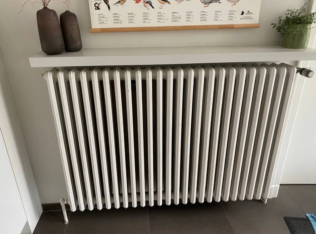 gietijzeren radiator, Doe-het-zelf en Bouw, Verwarming en Radiatoren, Ophalen, Gebruikt, Radiator, 60 tot 150 cm