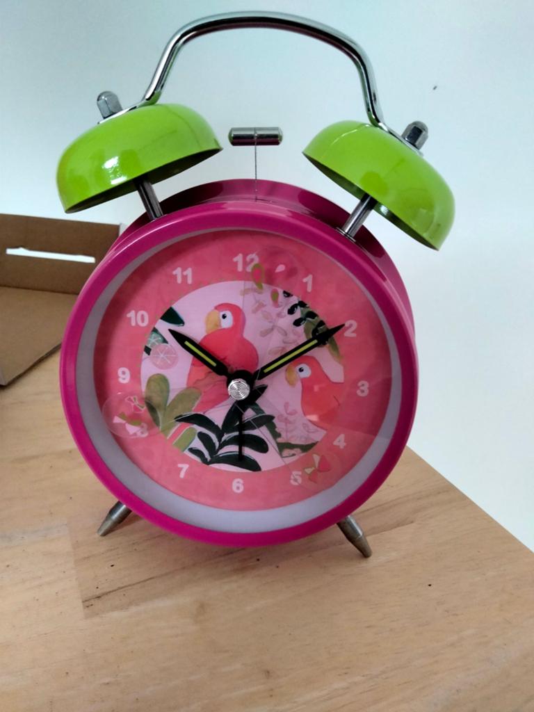 Egmont Toys Wekker papegaai 12 cm, Kinderen en Baby's, Ophalen