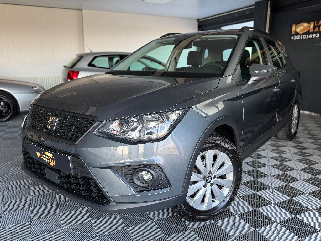Seat Arona 1.0TSI 1er Propriétaire Garantie 12 Mois, Autos, Seat, Argent ou Gris, Achat, Noir, 5 portes