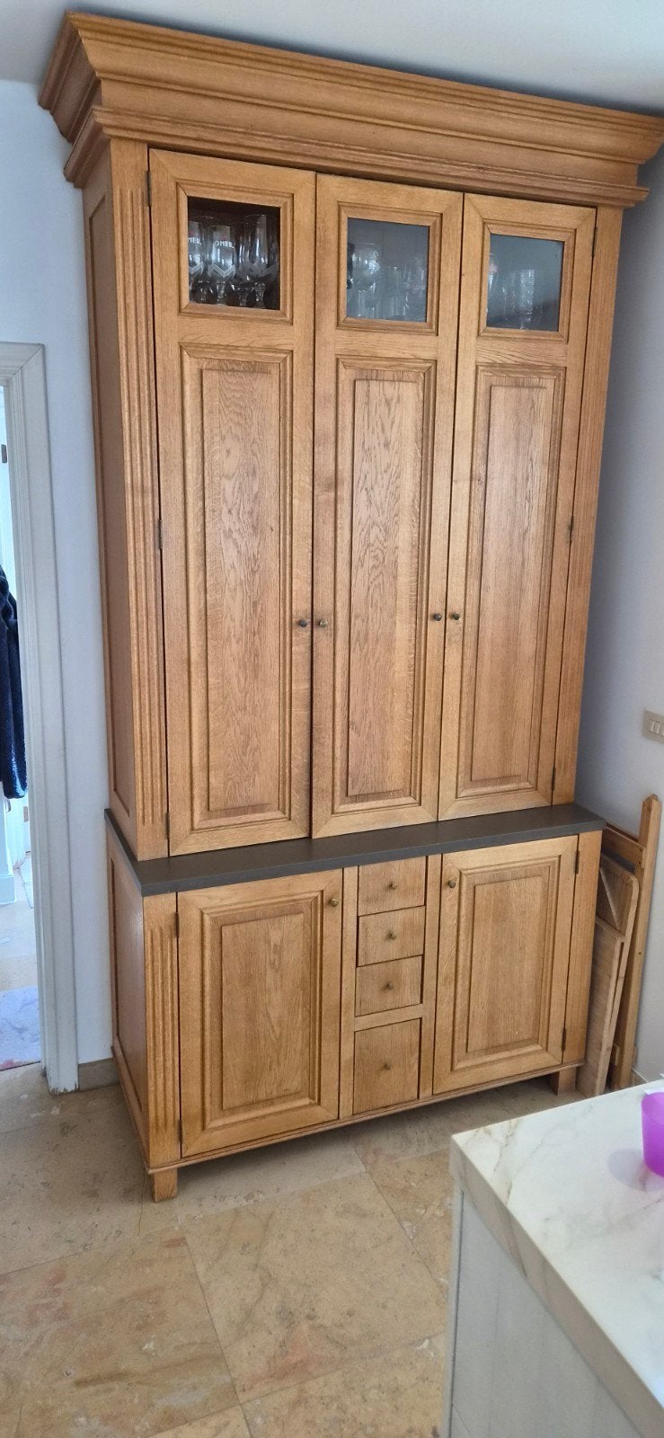 Buffetkast, Huis en Inrichting, Kasten | Buffetkasten, Ophalen, 100 tot 150 cm, 200 cm of meer, Eikenhout