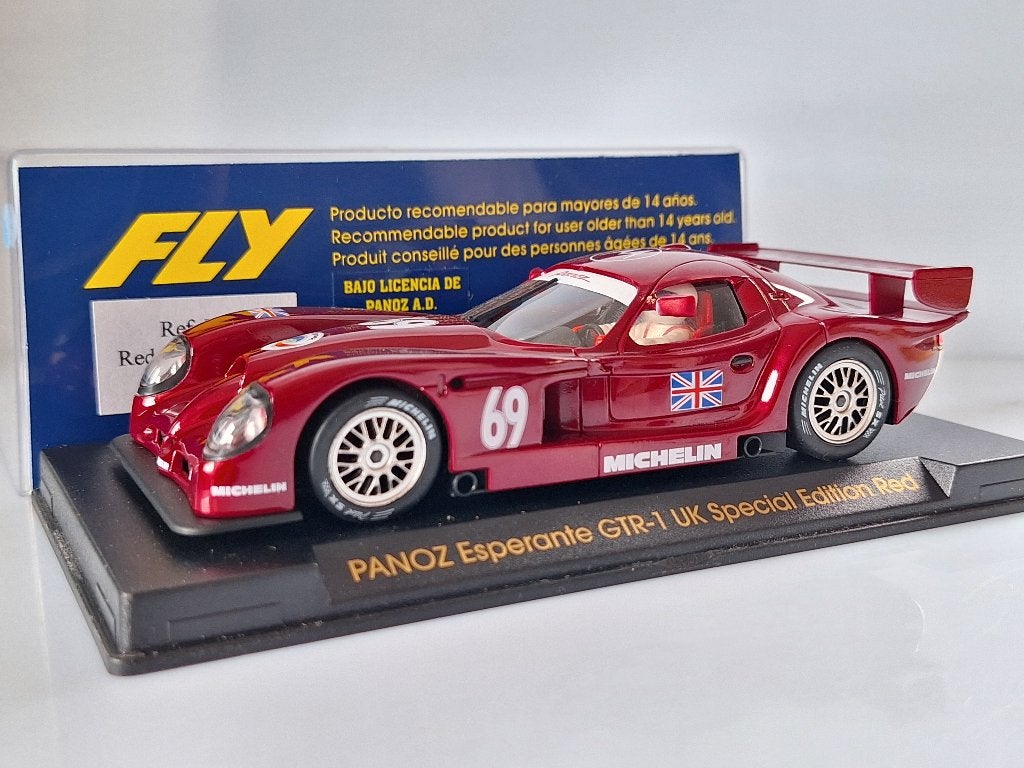 Fly Panoz Uk Red Limited Edition Ref Nr E62, Overige merken, Racebaan, Nieuw, Ophalen of Verzenden