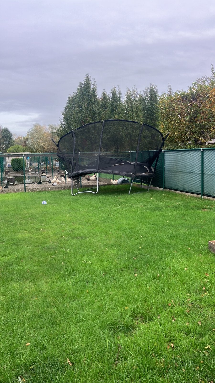 Trampoline GRATIS 366cm (voor vervangstukken), Enlèvement, Utilisé