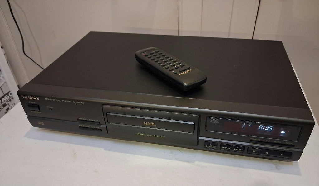 Technics SL-PG390 cd-speler + afstandsbediening, Ophalen, Zo goed als nieuw, Technics