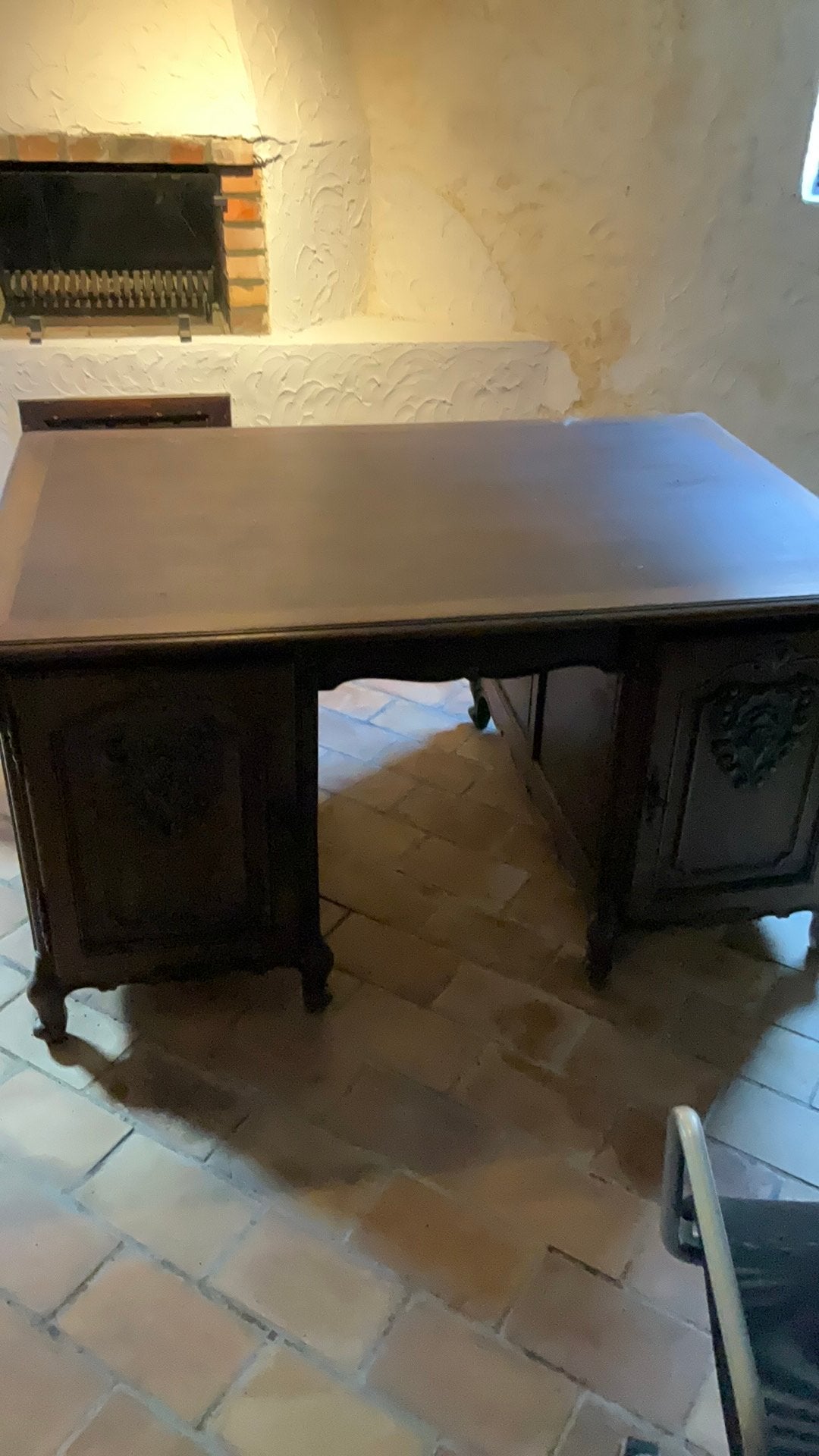 Bureau et bibliothèque + vitrine, Antiek en Kunst, Antiek | Kantoor en Zakelijk, Ophalen