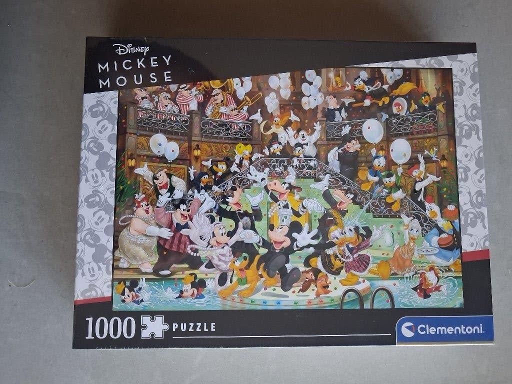 Clementoni disney Mickey Mouse puzzel 1000 stukjes, Ophalen of Verzenden, 500 t/m 1500 stukjes, Nieuw, Legpuzzel