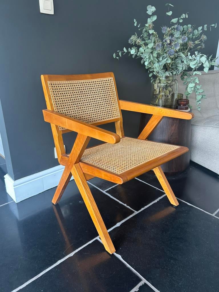 Furnified Ruben rotan chair walnoot, Huis en Inrichting, Ophalen
