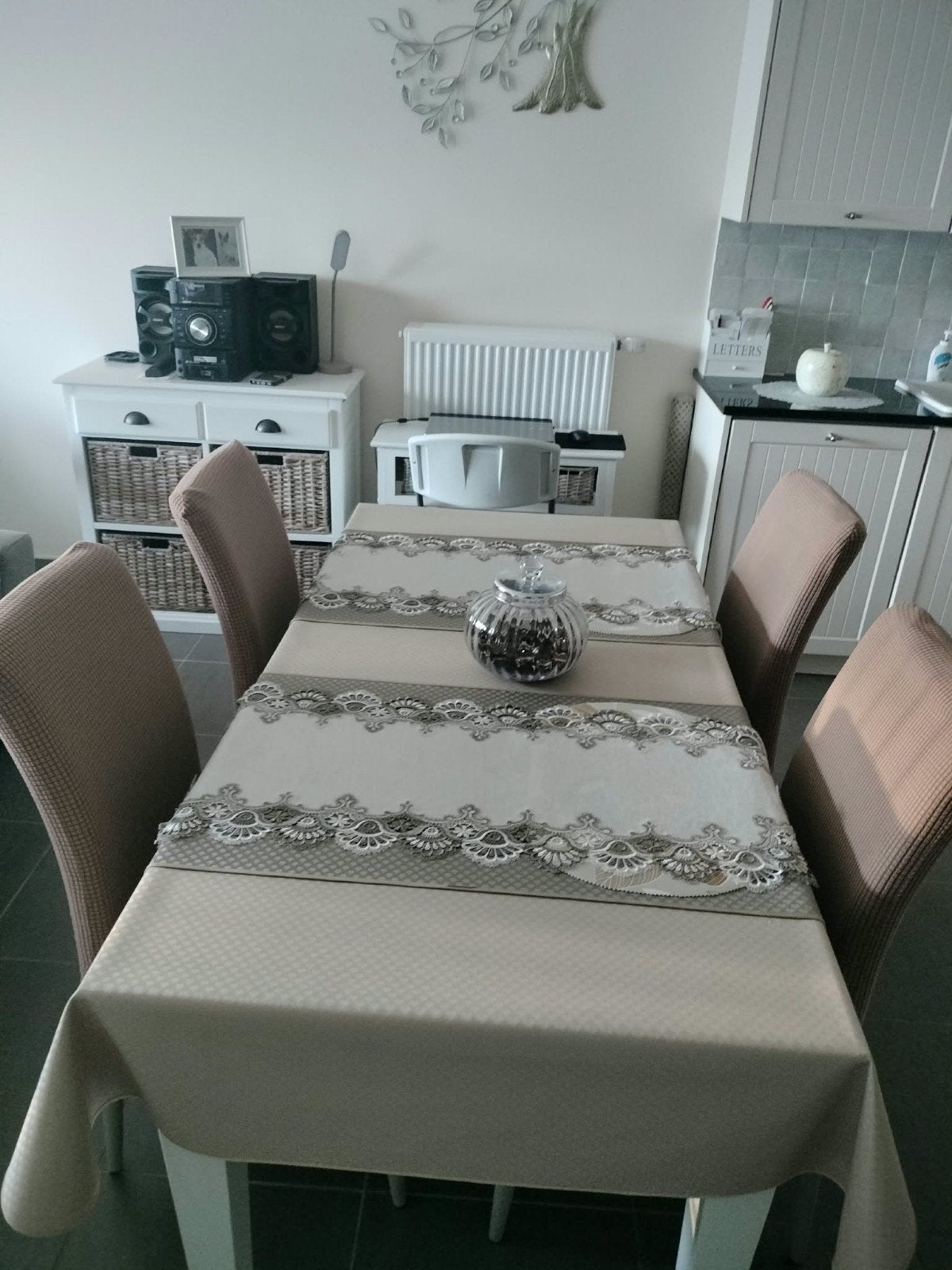 Grote kast +kleine kaart + tafel ., Ophalen of Verzenden