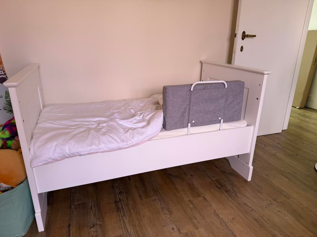 Lit de croissance 70x140 Bipota et matelas aerosleep, duvet, Matelas, 70 à 85 cm, Comme neuf, Enlèvement